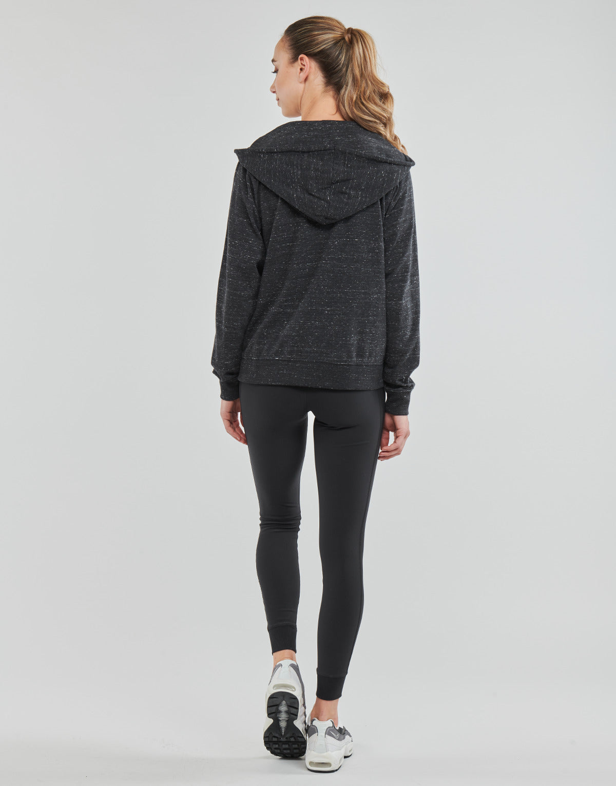 Felpa Donna Nike  Full-Zip Hoodie  Nero