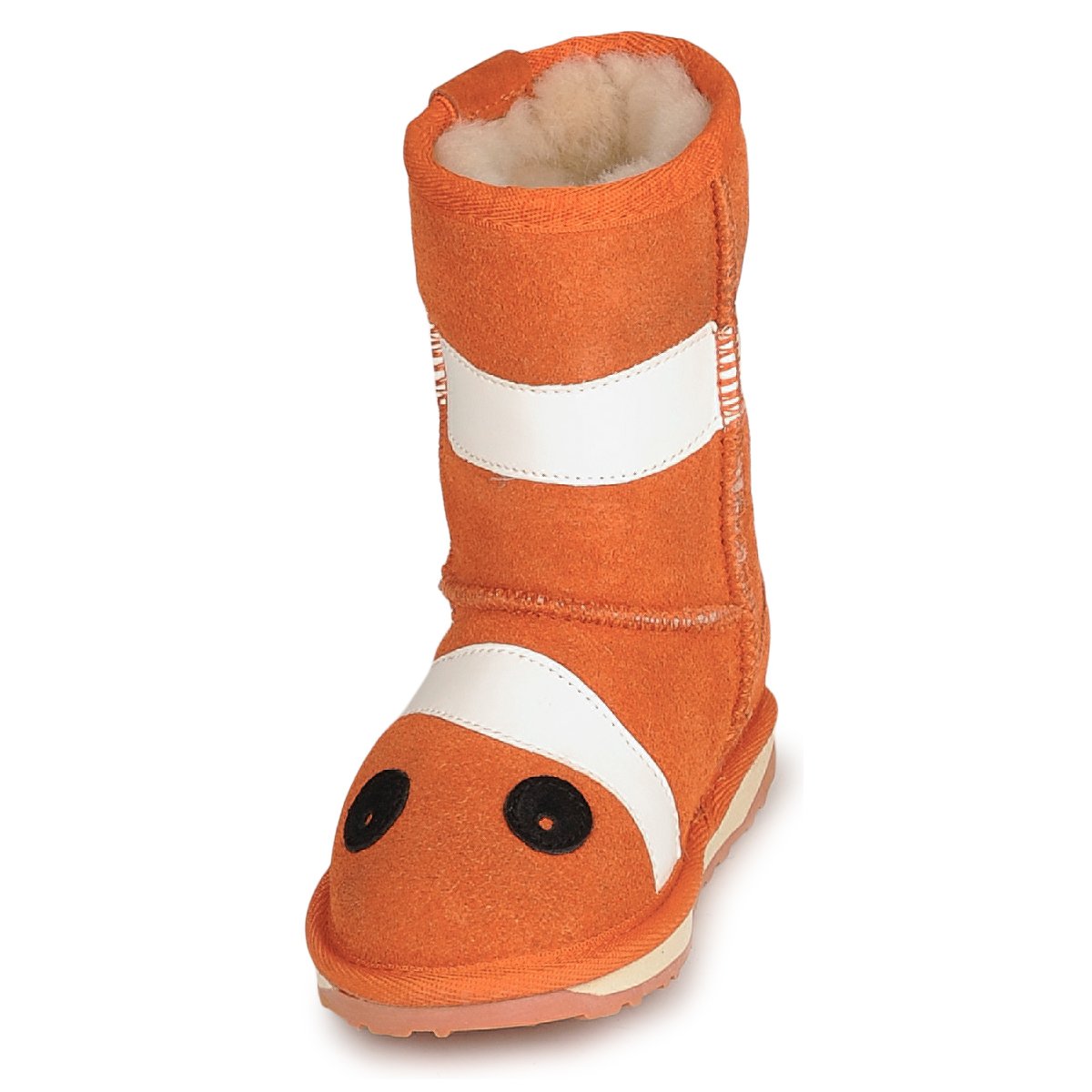 Stivaletti bambini ragazza EMU KIDS LITTLE CREATURES CLOWN FISH Arancio