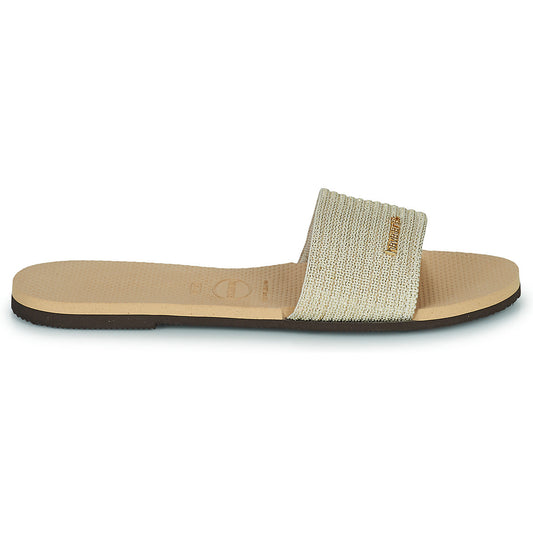 Scarpe Donna Havaianas YOU MALTA METALLIC Beige