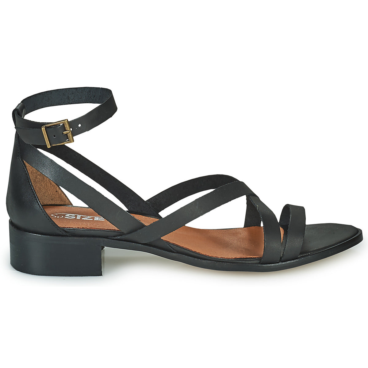 Sandali con tacco Donna So Size  ROSSI  Nero