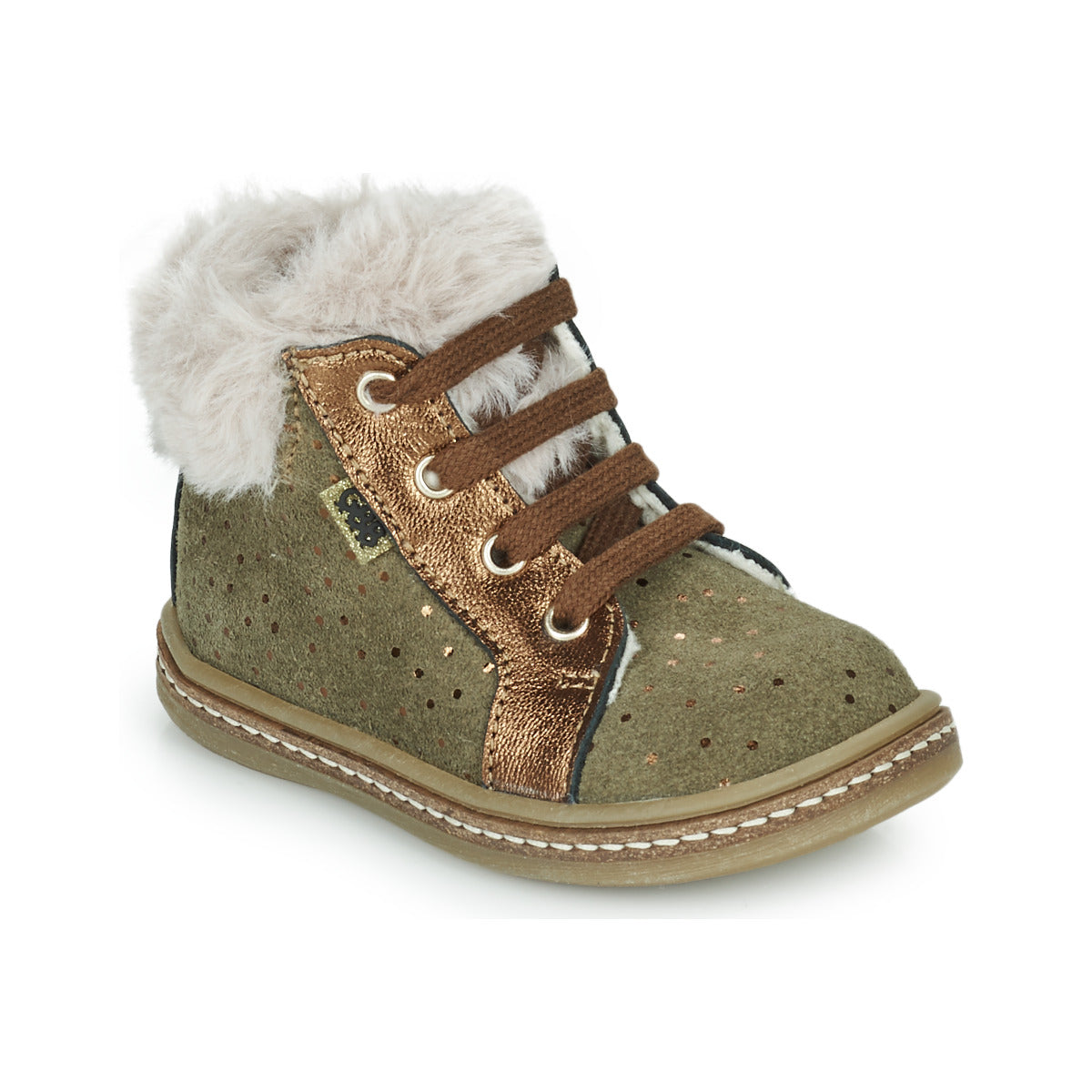 Scarpe bambini ragazza GBB JUNA Kaki