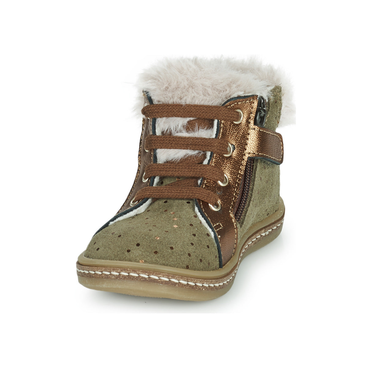 Scarpe bambini ragazza GBB JUNA Kaki