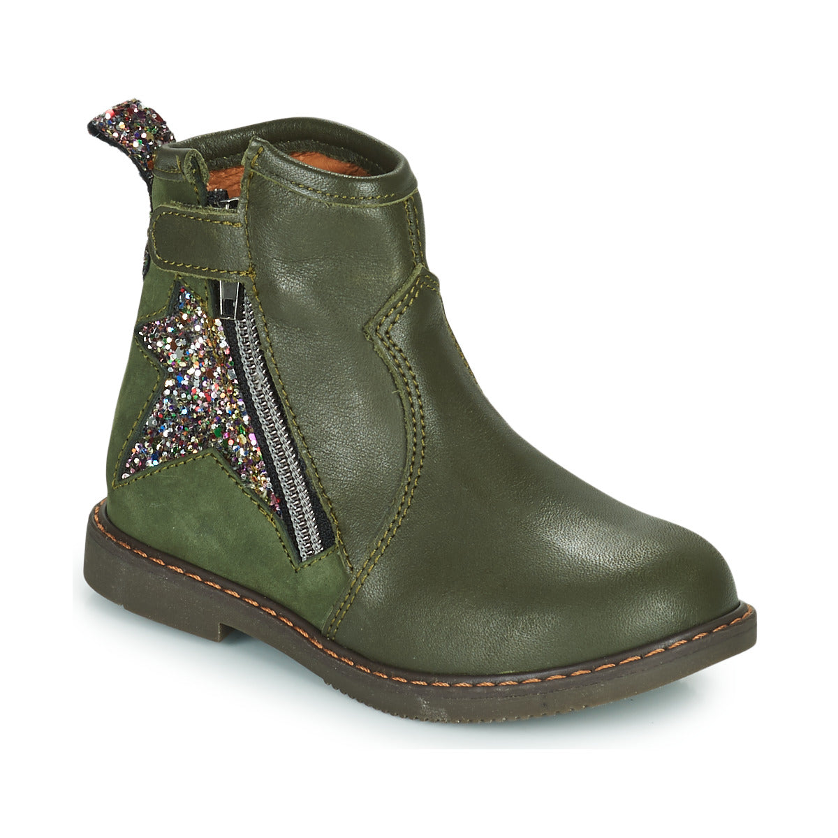 Stivaletti bambini ragazza GBB COMETTE Kaki