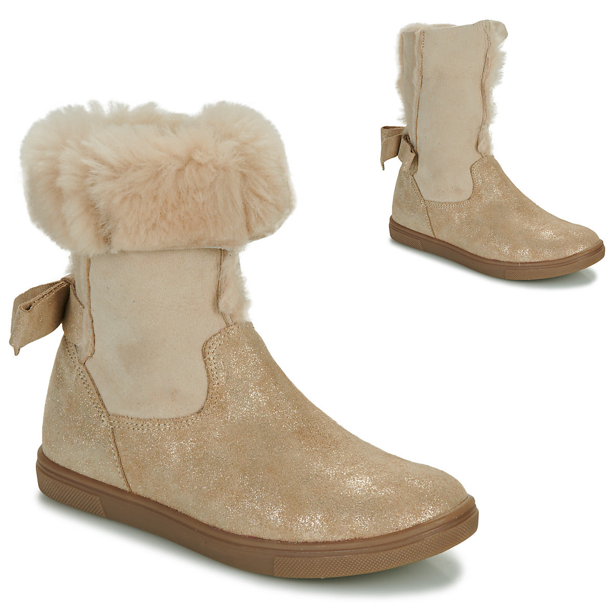 Scarpe da neve bambini ragazza GBB  FABIENNE  Beige