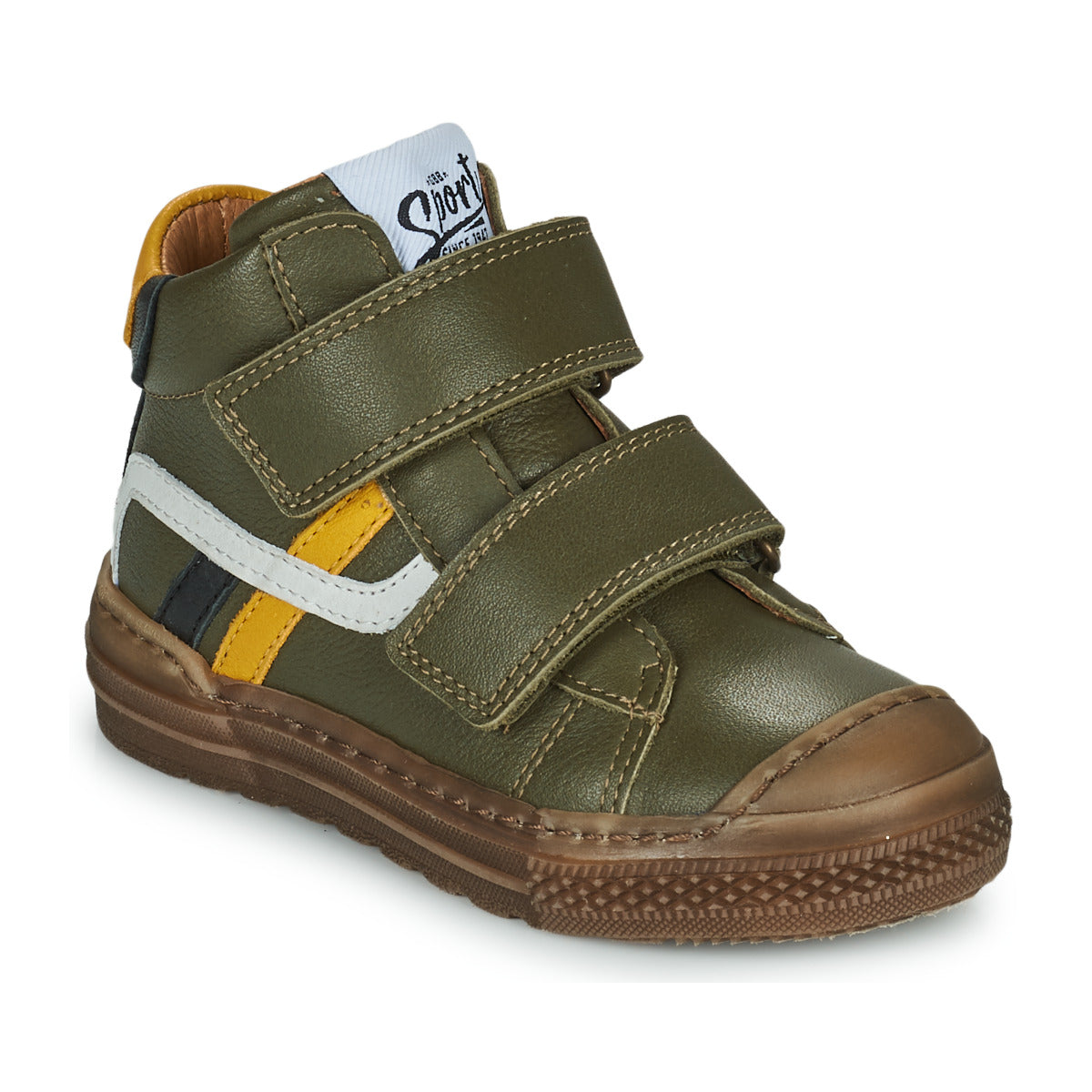 Scarpe bambini ragazzo GBB RIGOLO Kaki