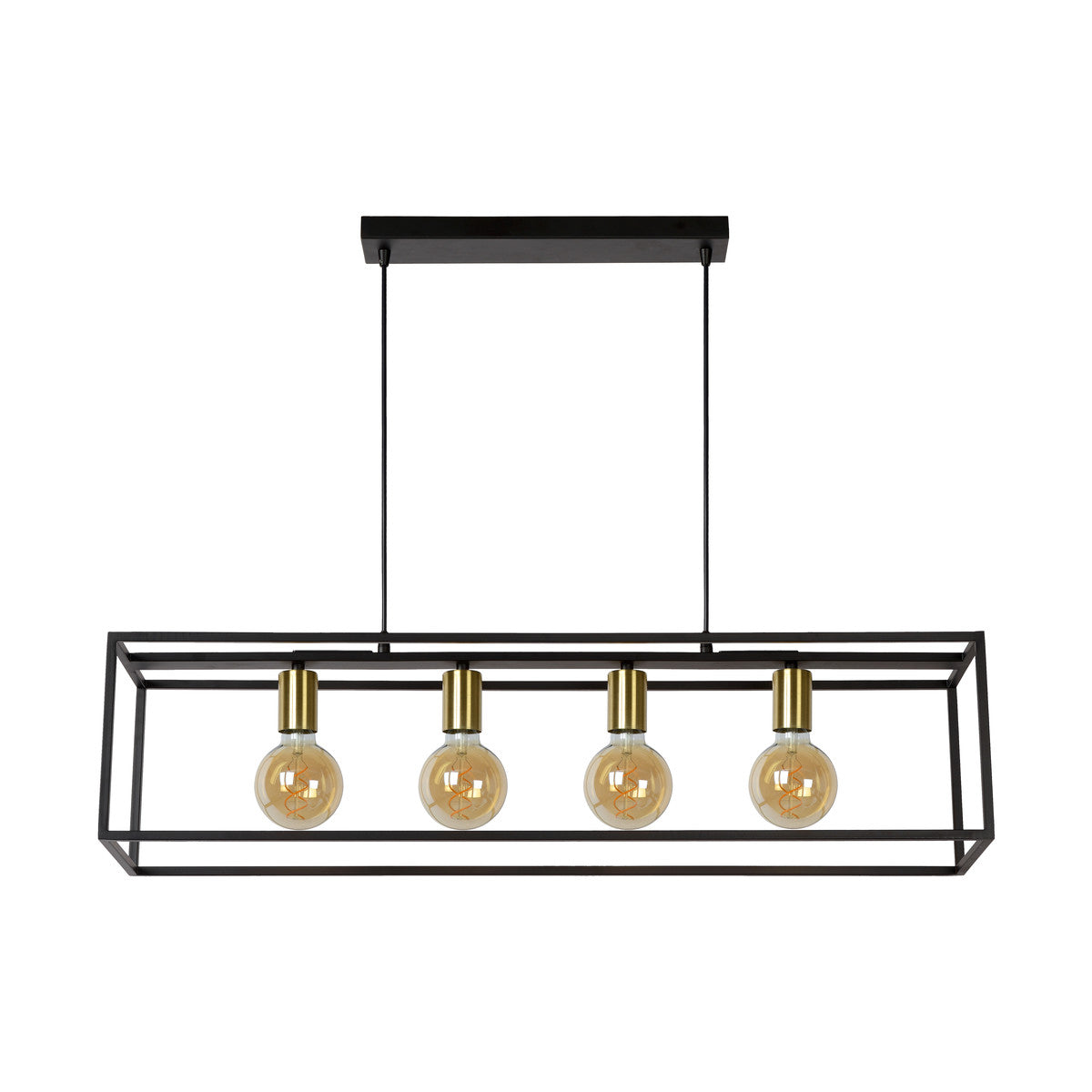 Lampadari sospensioni e plafoniere Lucide RUBEN Nero