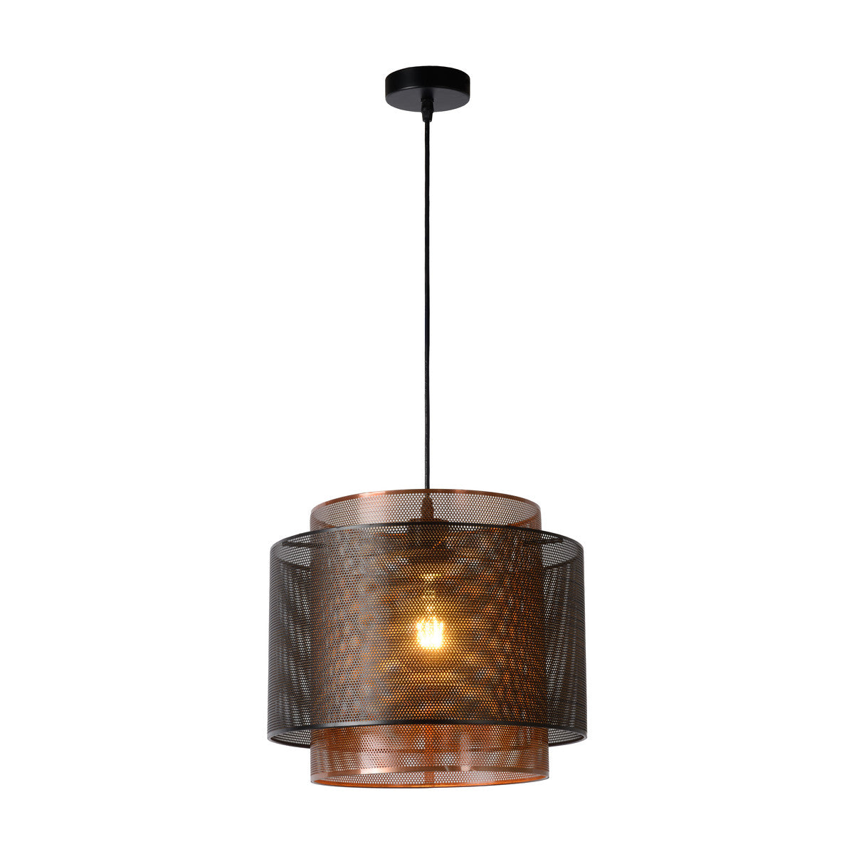 Lampadari sospensioni e plafoniere Lucide ORRIN Nero