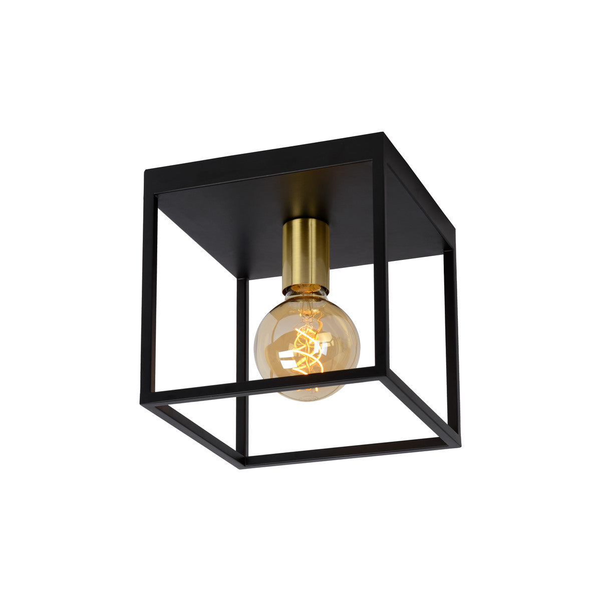 Lampadari sospensioni e plafoniere Lucide RUBEN Nero