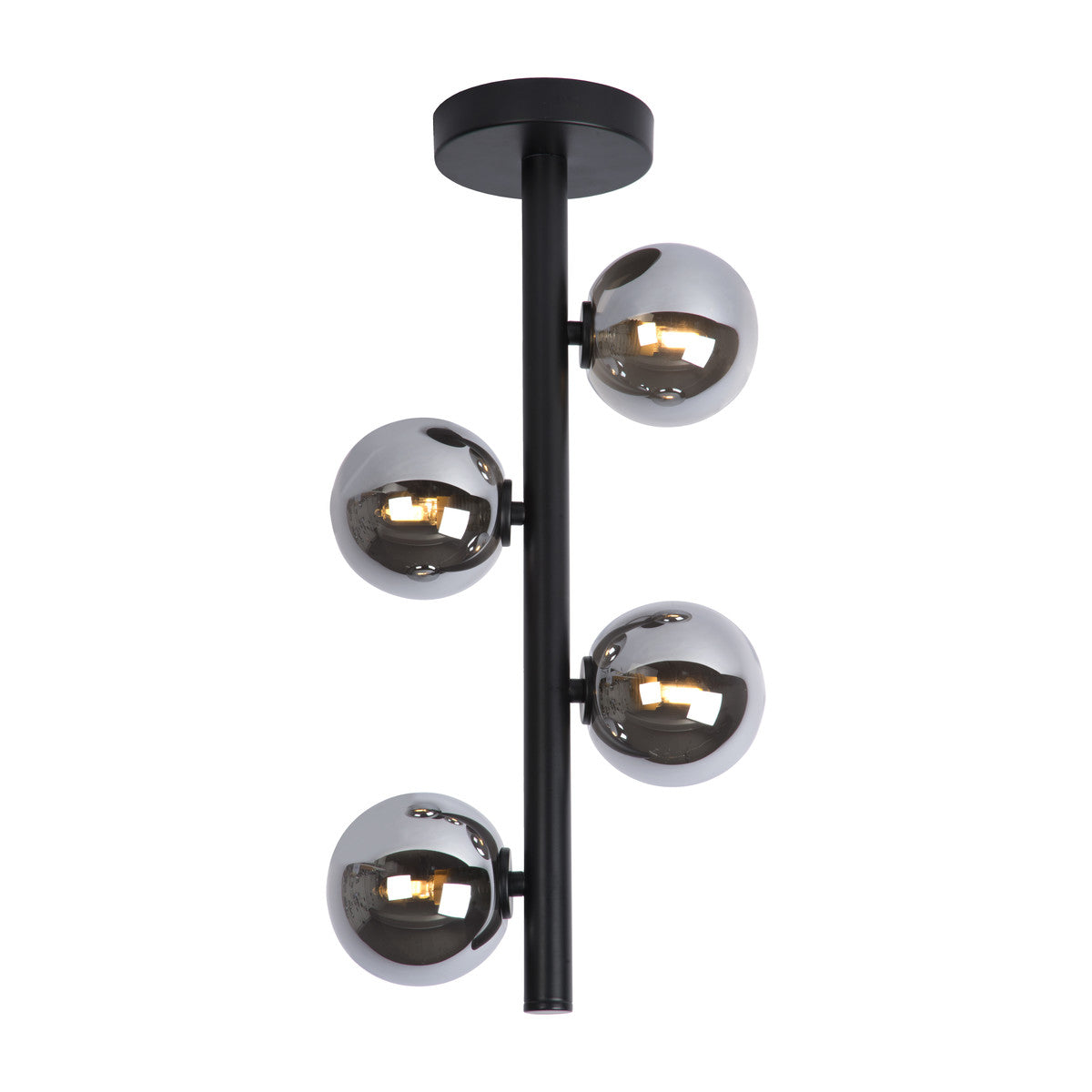 Lampadari sospensioni e plafoniere Lucide TYCHO Nero