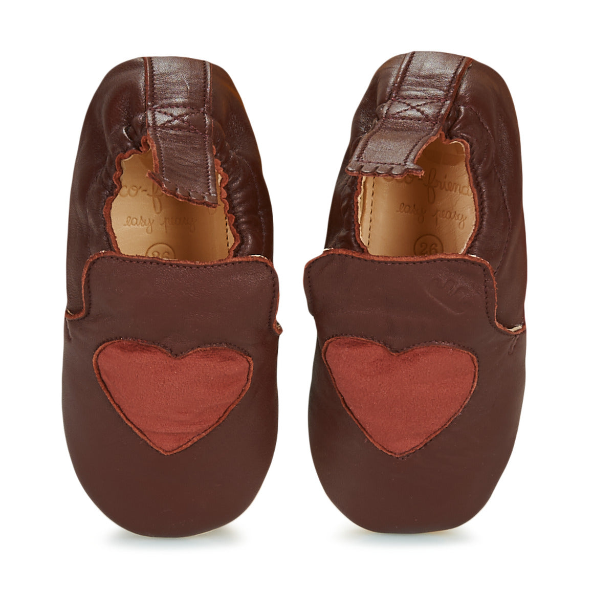 Ballerine bambina ragazza Easy Peasy BLUBLU COEUR Bordeaux