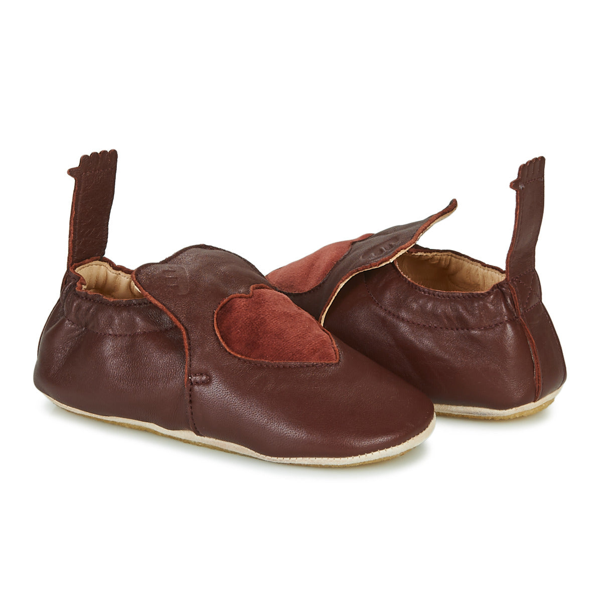 Ballerine bambina ragazza Easy Peasy BLUBLU COEUR Bordeaux