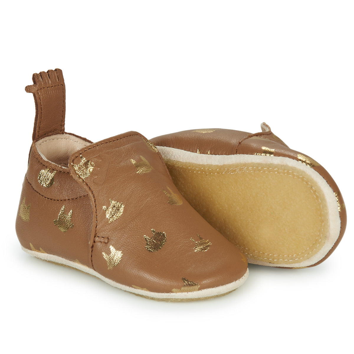 Pantofole bambini ragazza Easy Peasy MY BLUBLU Marrone