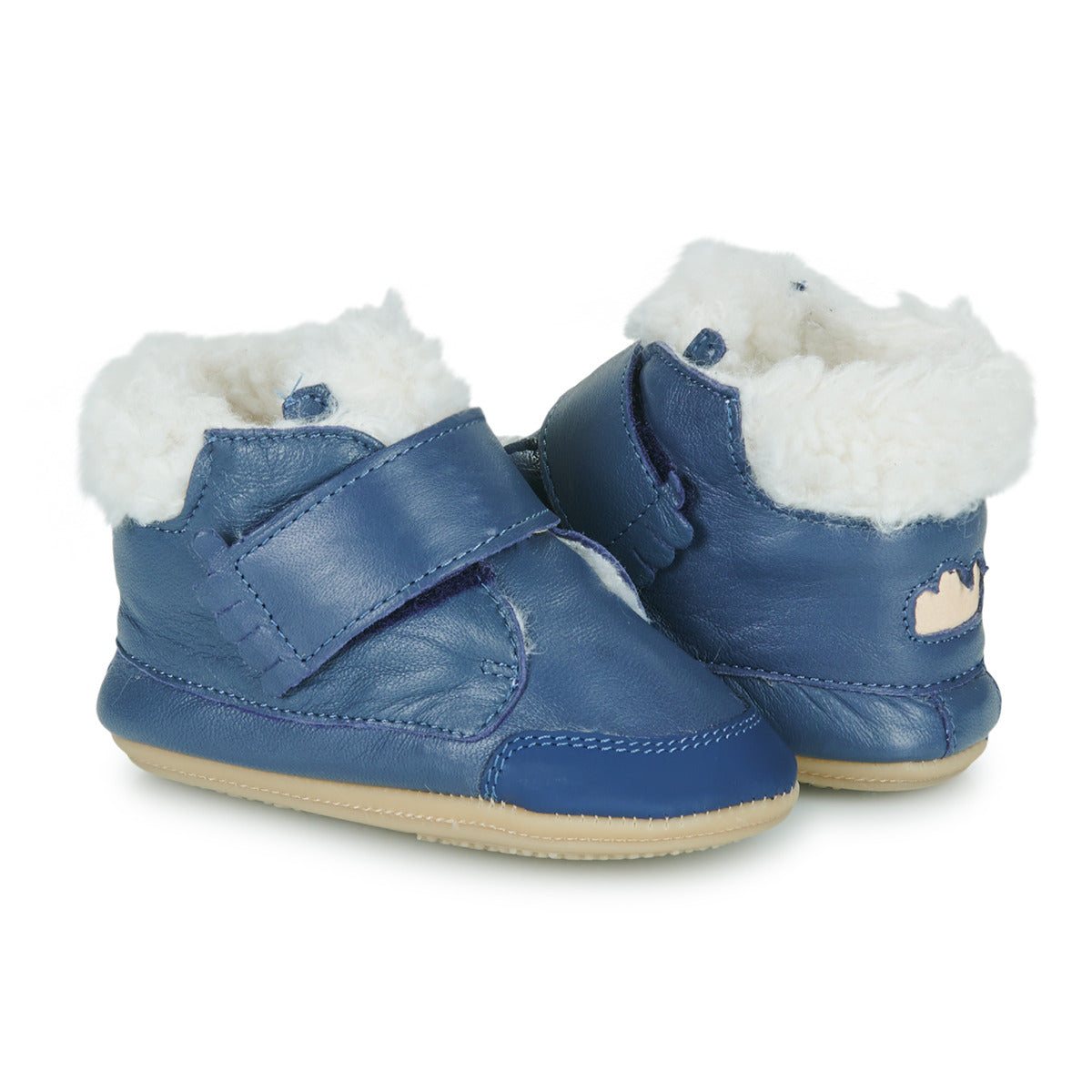 Pantofole bambini ragazza Easy Peasy  MY IFOU  Blu