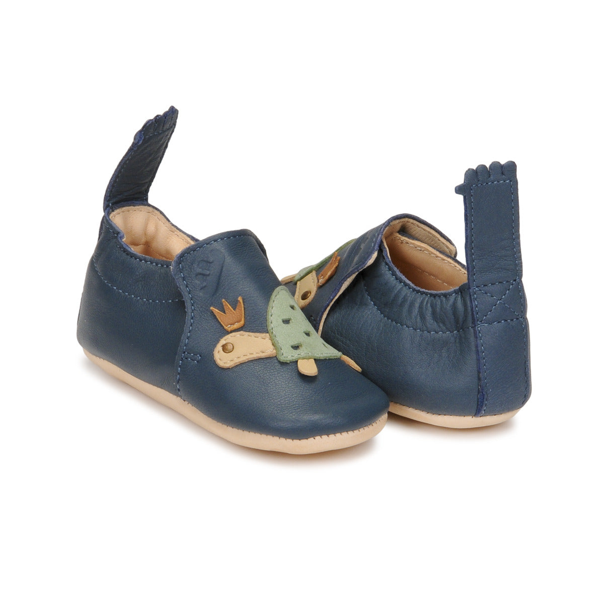 Pantofole bambini ragazza Easy Peasy  MY BLUMOO TORTUE  Blu