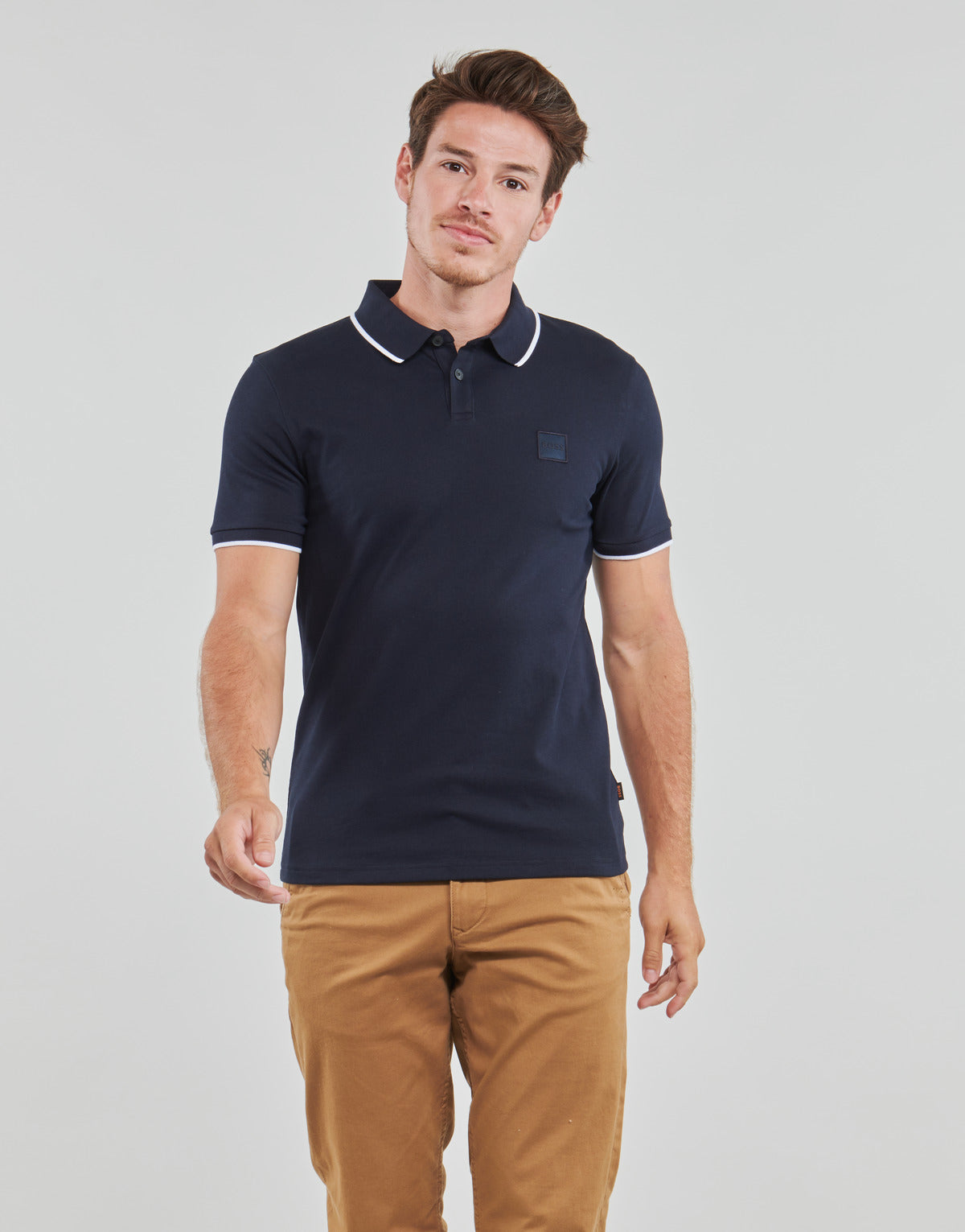 Polo Uomo BOSS Passertip Marine