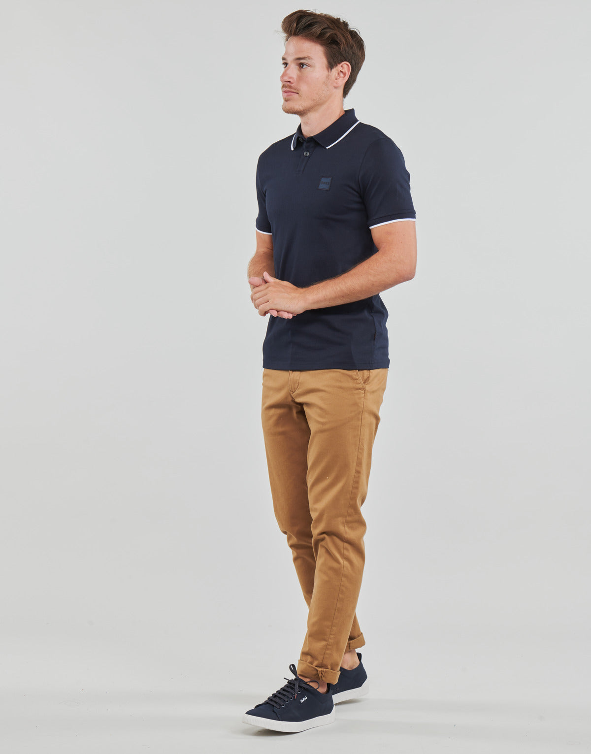 Polo Uomo BOSS Passertip Marine