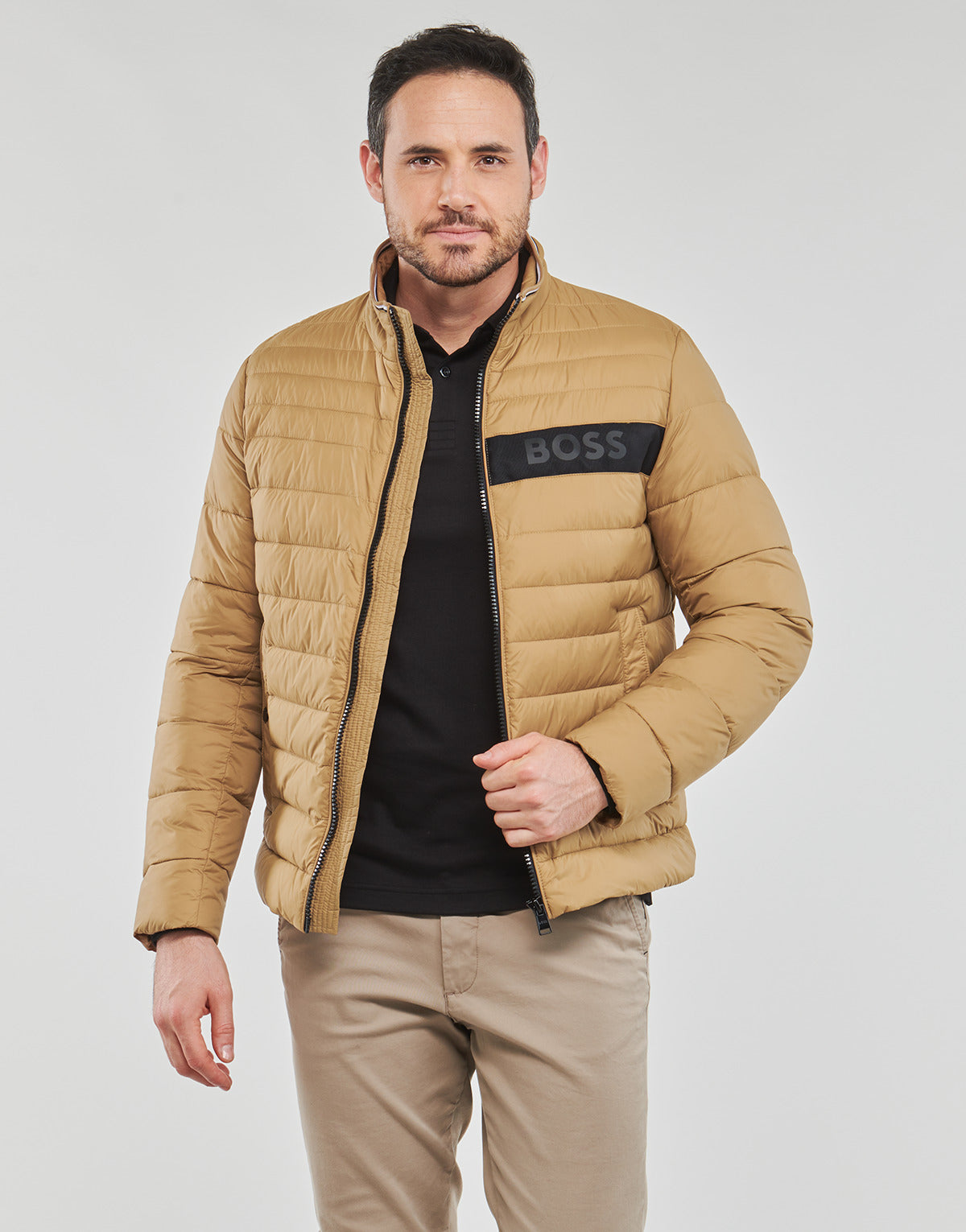 Piumino Uomo BOSS  Darolus  Beige