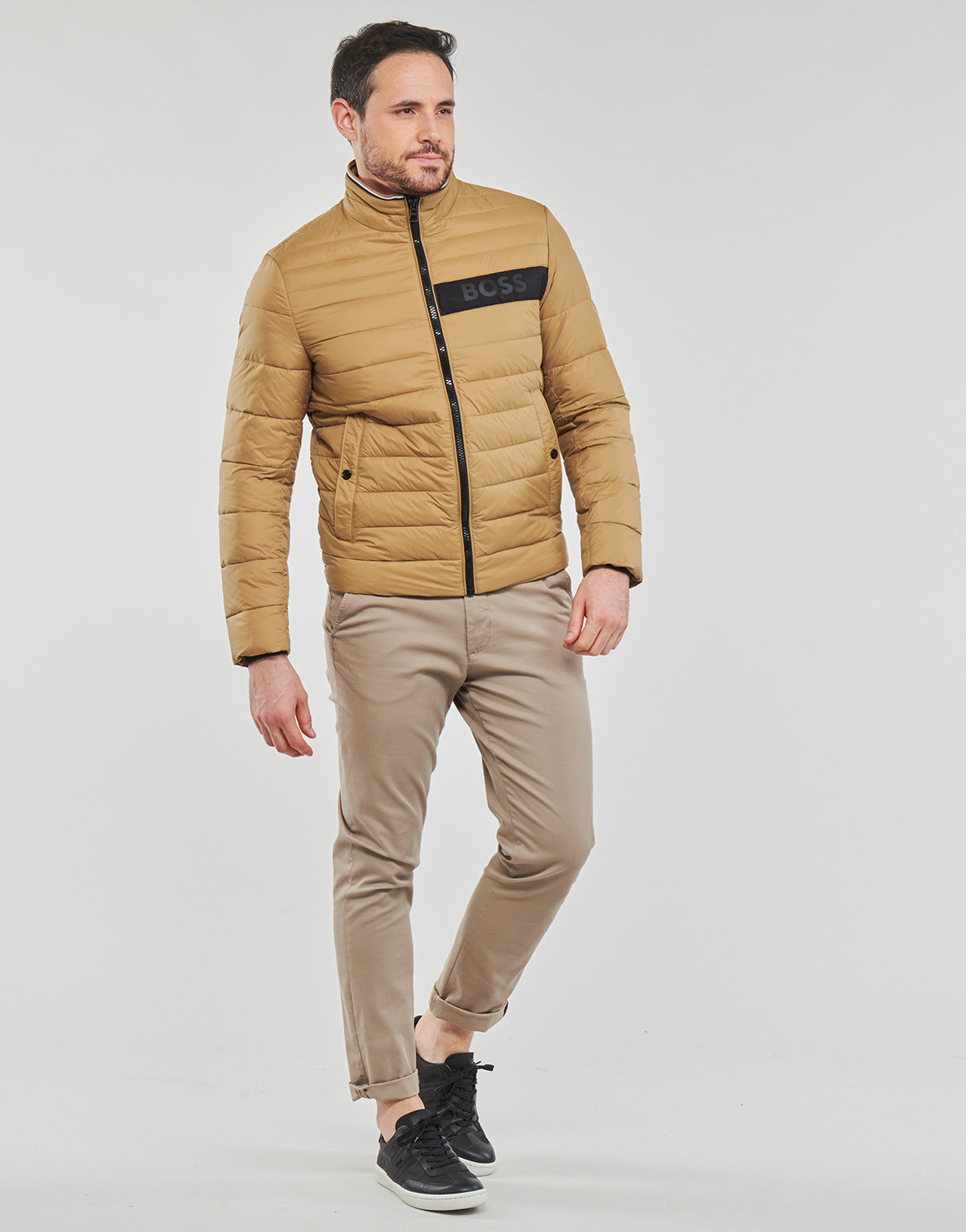 Piumino Uomo BOSS  Darolus  Beige