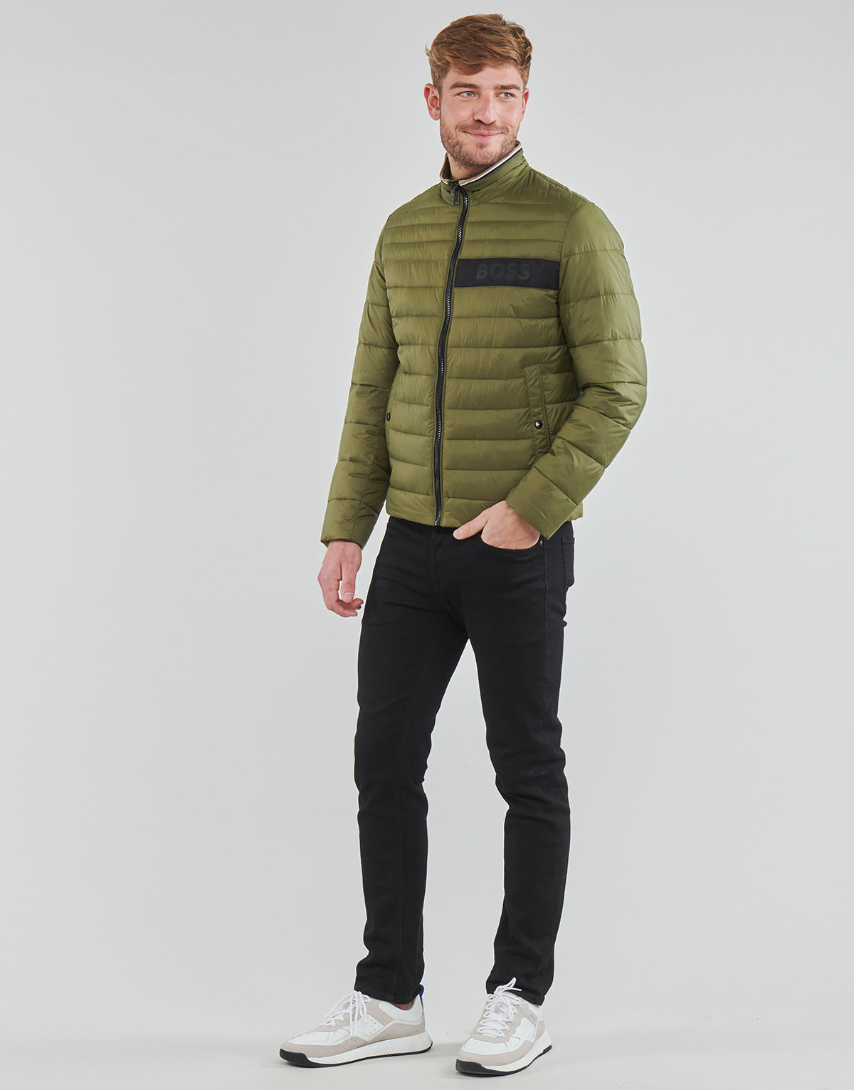 Piumino Uomo BOSS Darolus Kaki