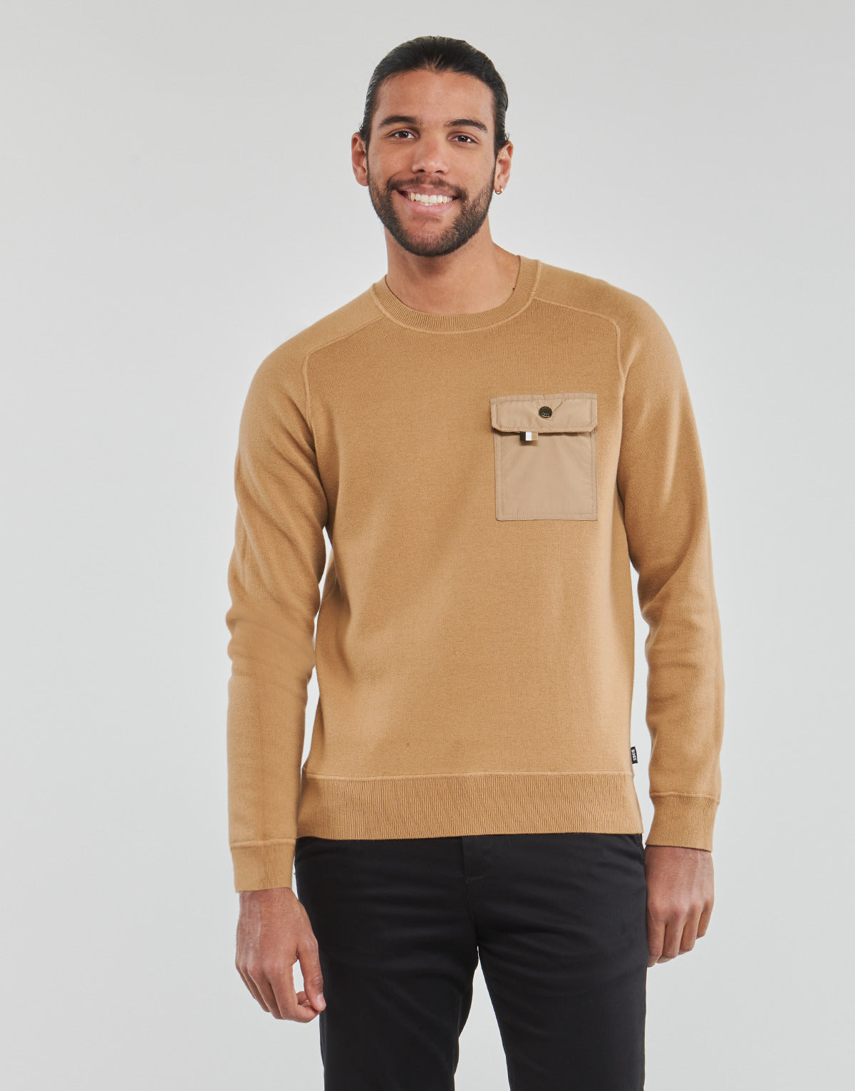 Maglione Uomo BOSS Lomarko Beige