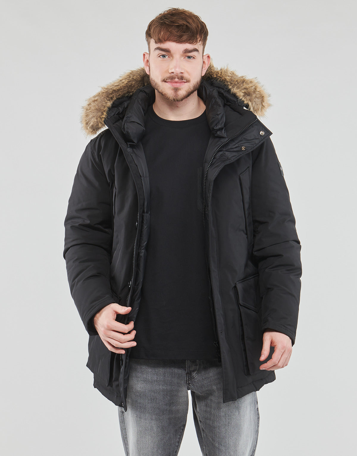 Parka Uomo BOSS  Donstantini  Nero