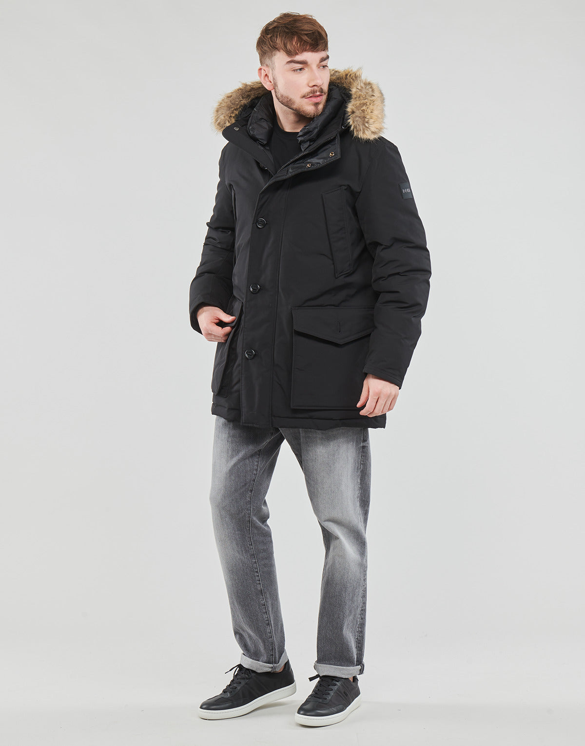 Parka Uomo BOSS  Donstantini  Nero