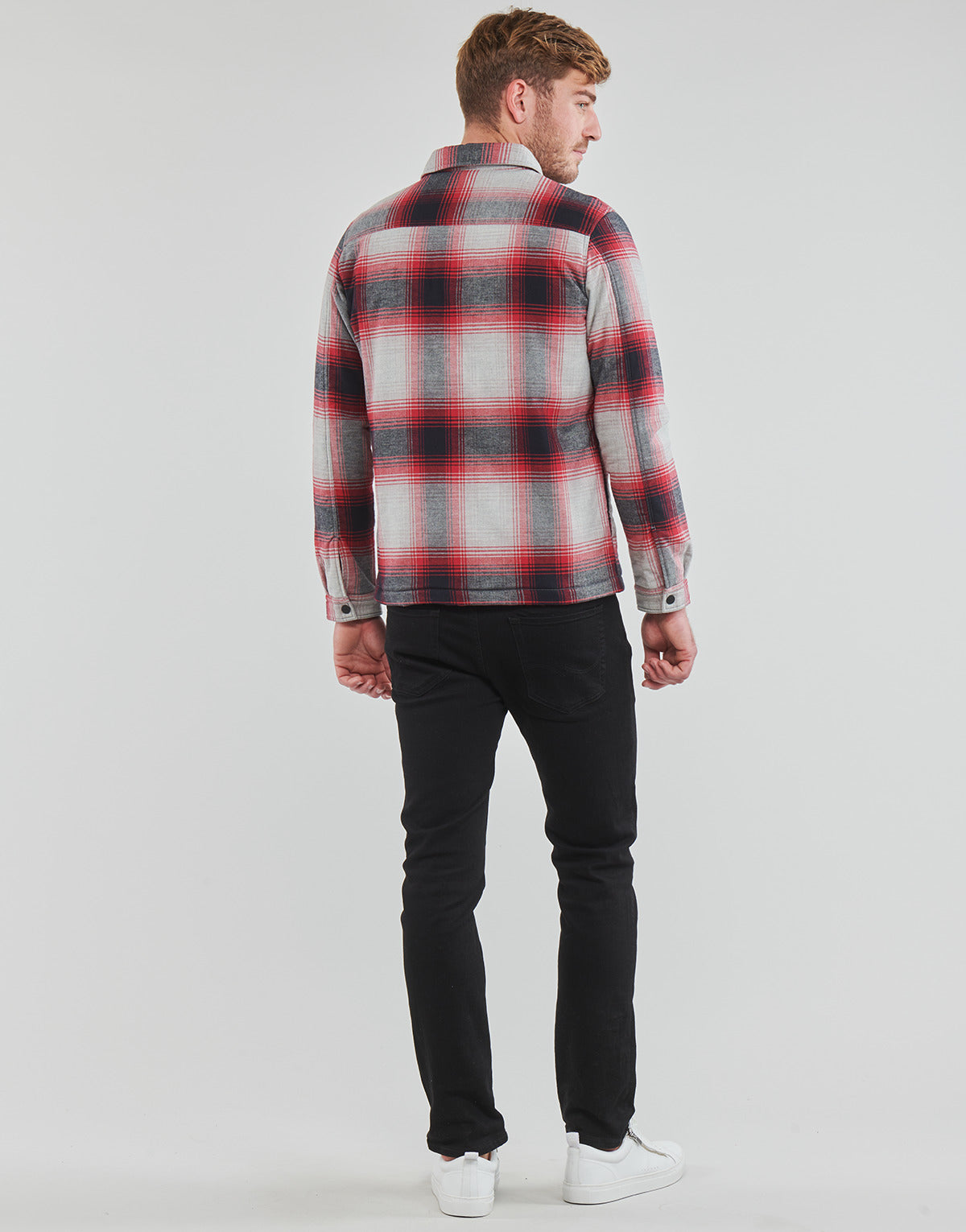 Camicia a maniche lunghe Uomo HUGO Enalu Grigio