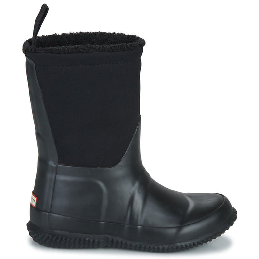 Scarpe da neve bambini ragazza Hunter Sherpa boot Nero
