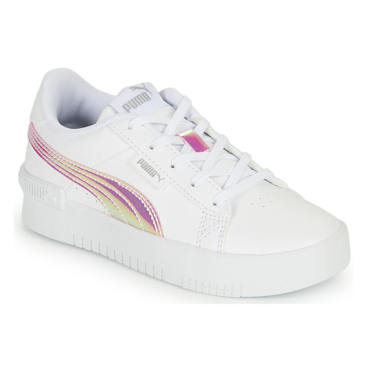 Scarpe bambini ragazza Puma Jada Holo PS Bianco