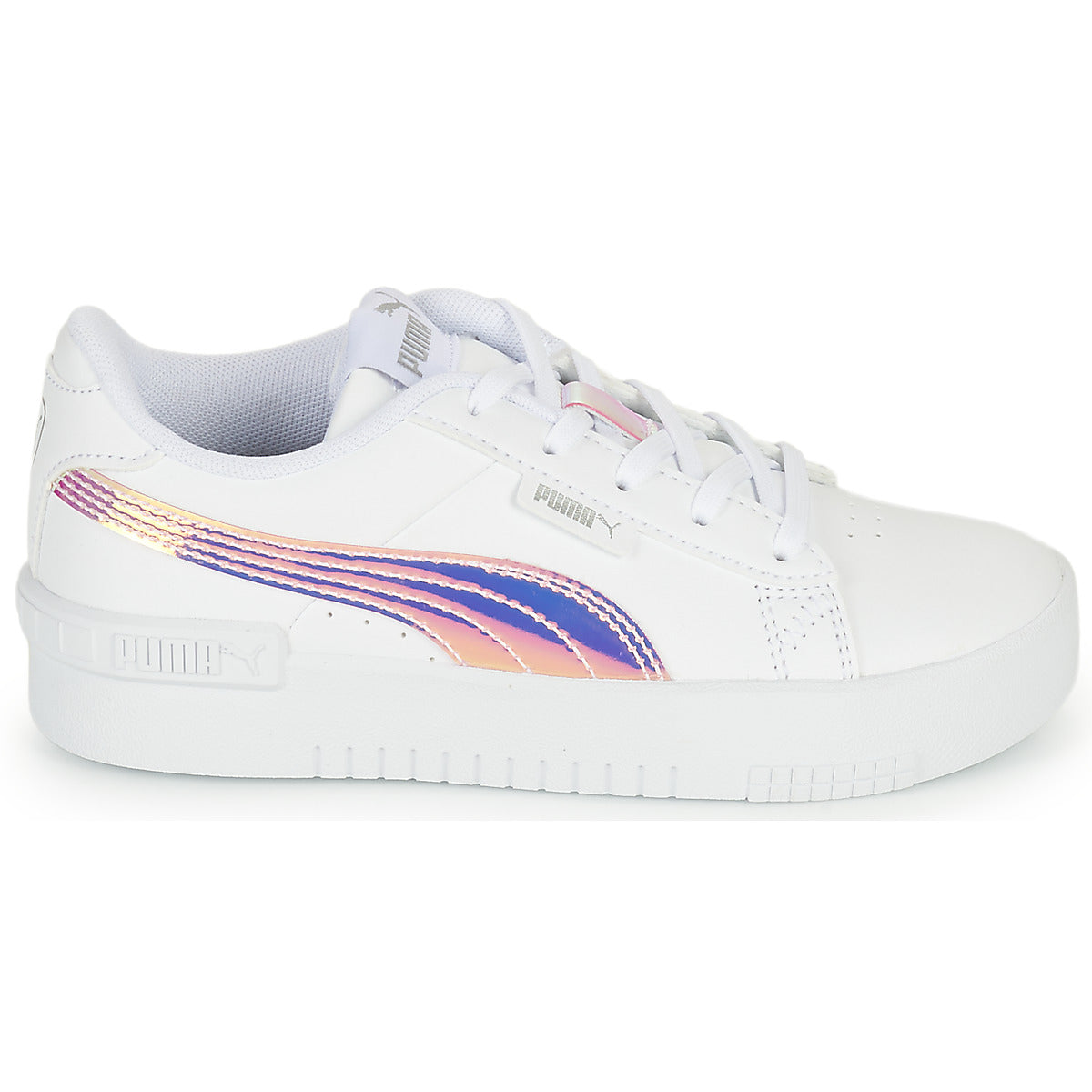 Scarpe bambini ragazza Puma Jada Holo PS Bianco