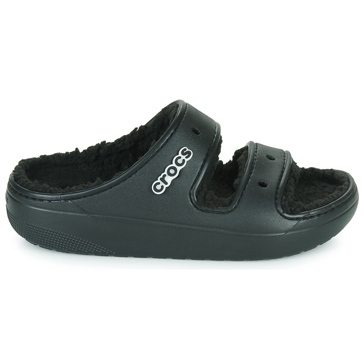 Scarpe Uomo Crocs CLASSIC COZZY SANDAL Nero