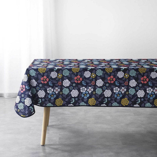 Tovaglia Douceur d intérieur NAPPE RECTANGLE 150 x 240 CM POLYESTER IMPRIME LILY BLEU Blu