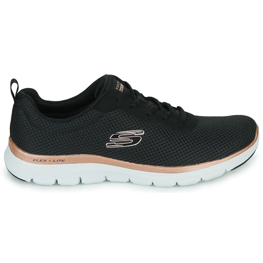 Sneakers basse Donna Skechers  FLEX APPEAL 4.0 - BRILLIANT VIEW  Nero