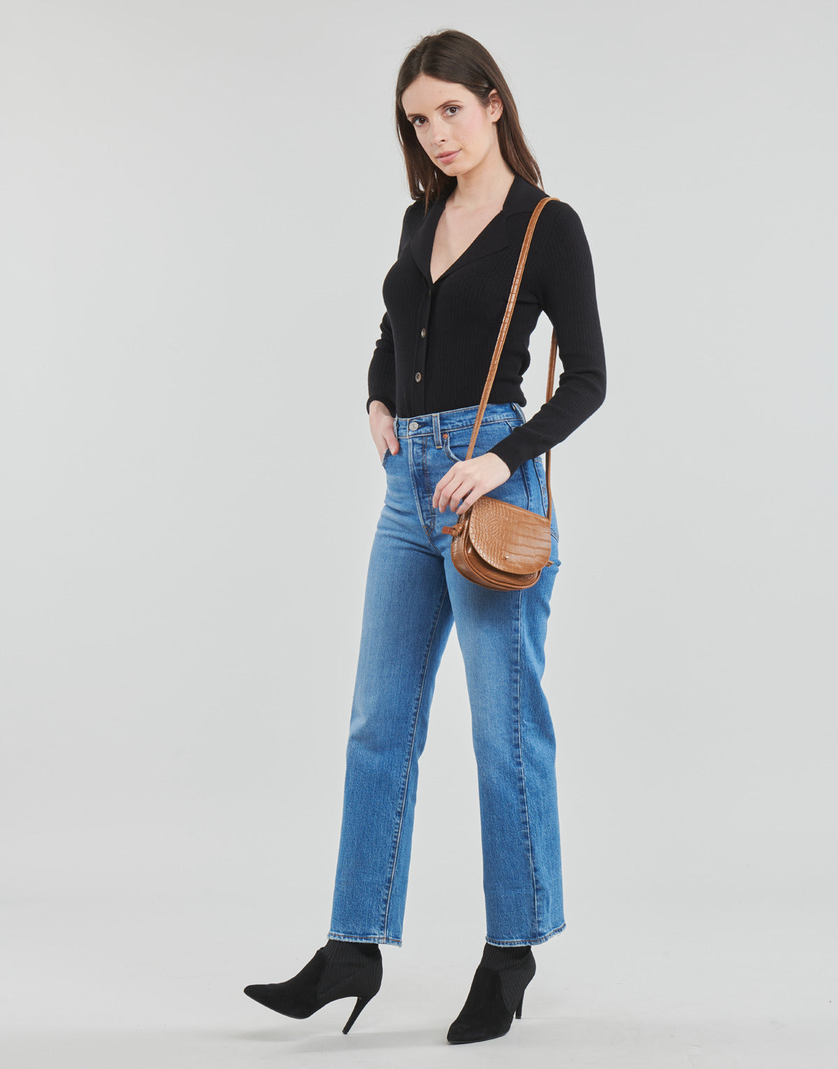 Gilet / Cardigan Donna Moony Mood LAUREANE Nero