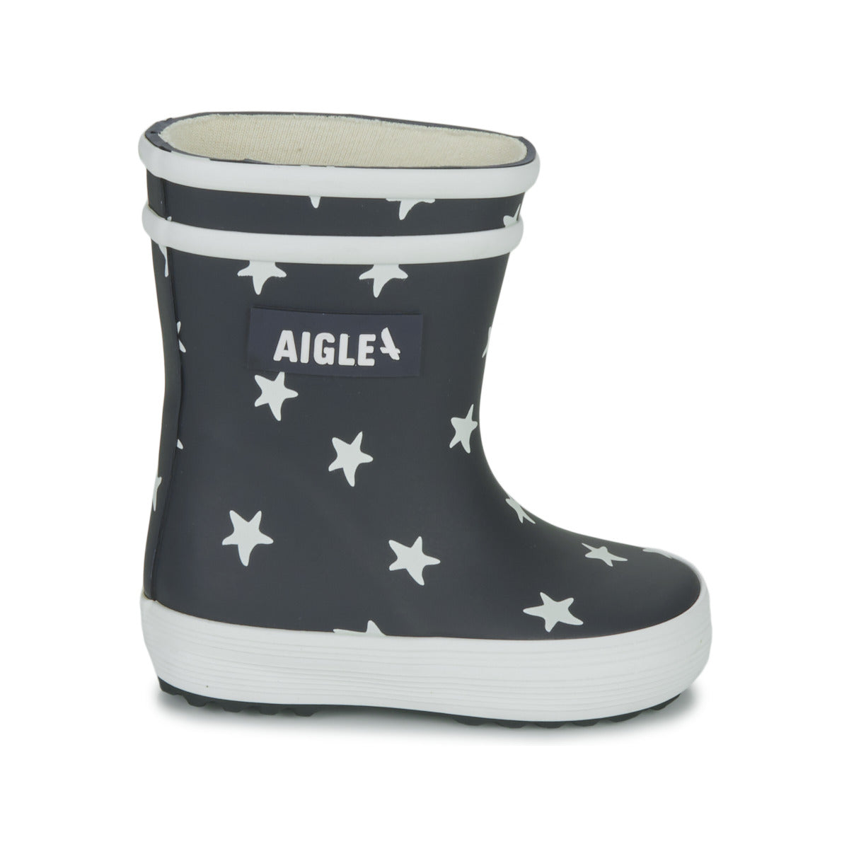 Stivali bambini ragazza Aigle BABY FLAC PLAY2 Blu