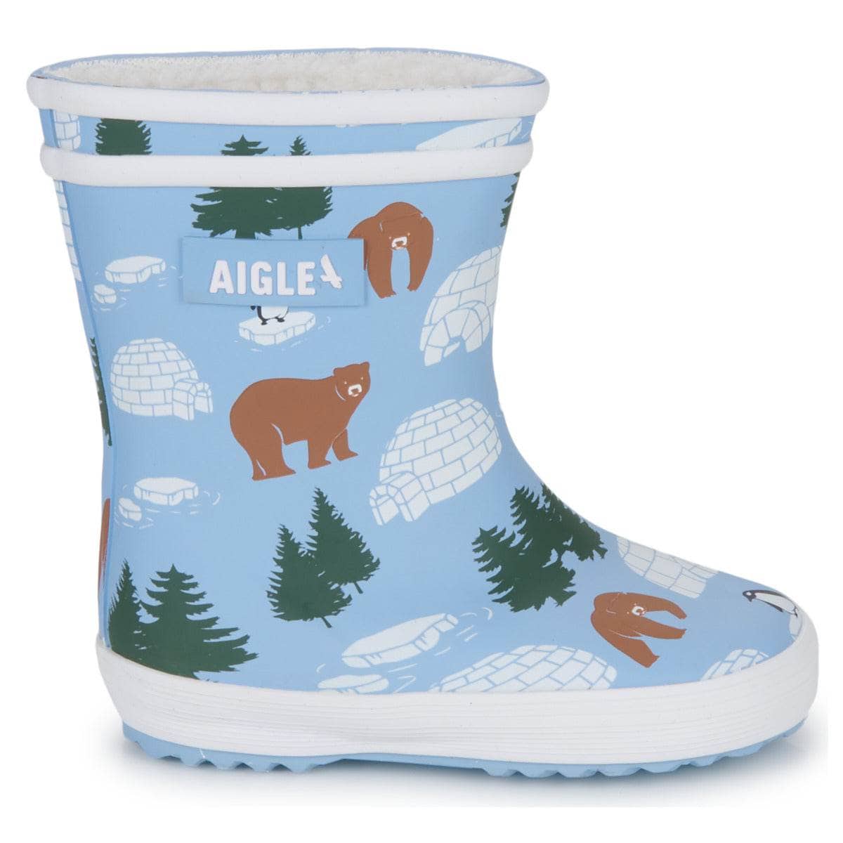 Stivali bambini ragazza Aigle BABY FLAC F PT2 Blu