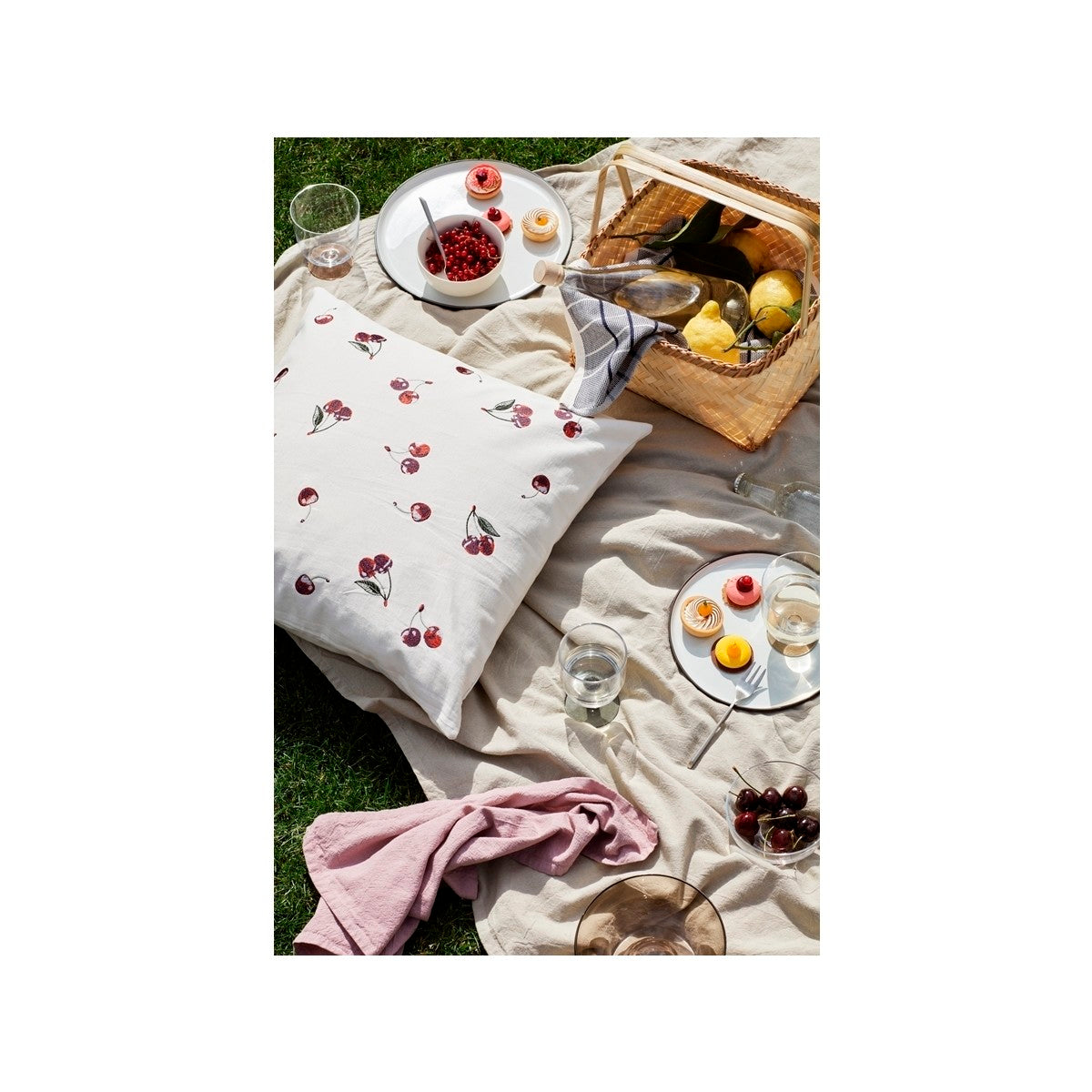 Fodere per cuscini Broste Copenhagen CHERRY Multicolore