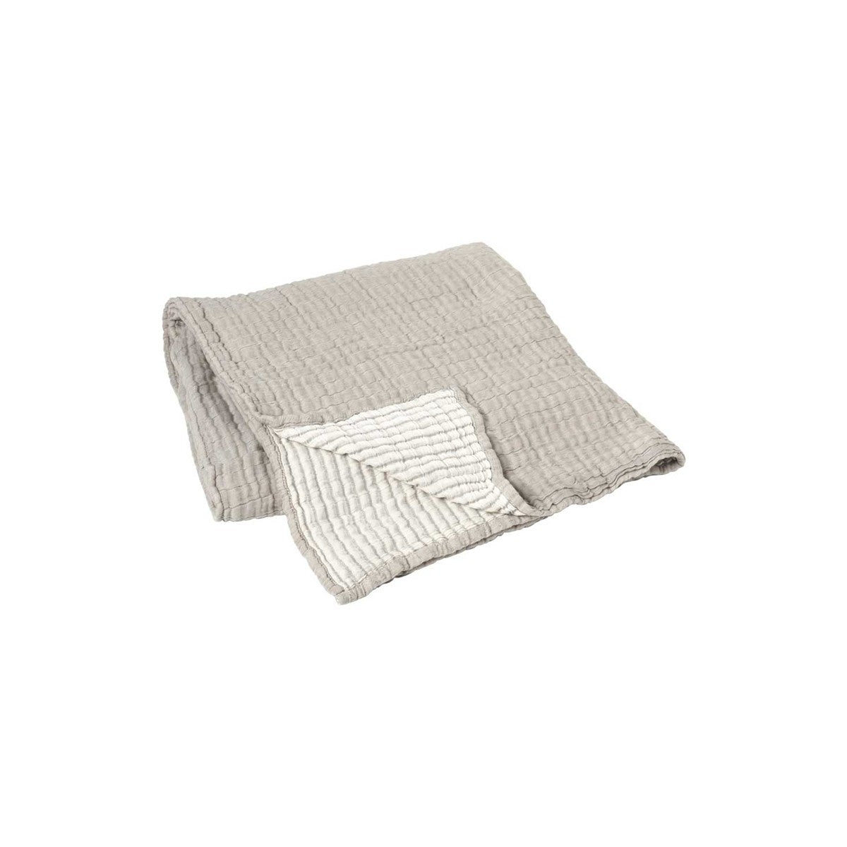 Plaid coperte Broste Copenhagen KARRI Grigio