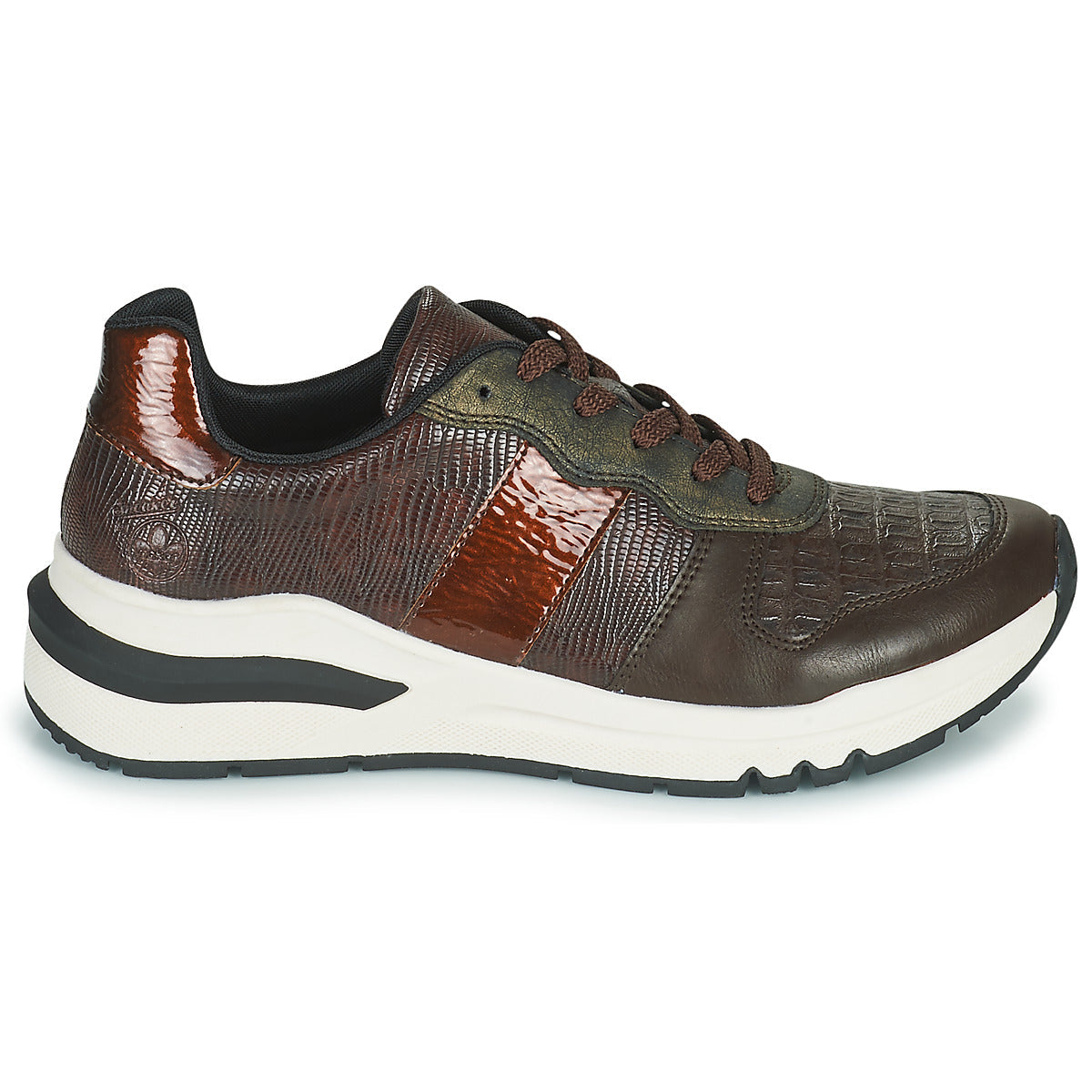 Sneakers basse Donna Rieker M6602-25 Marrone