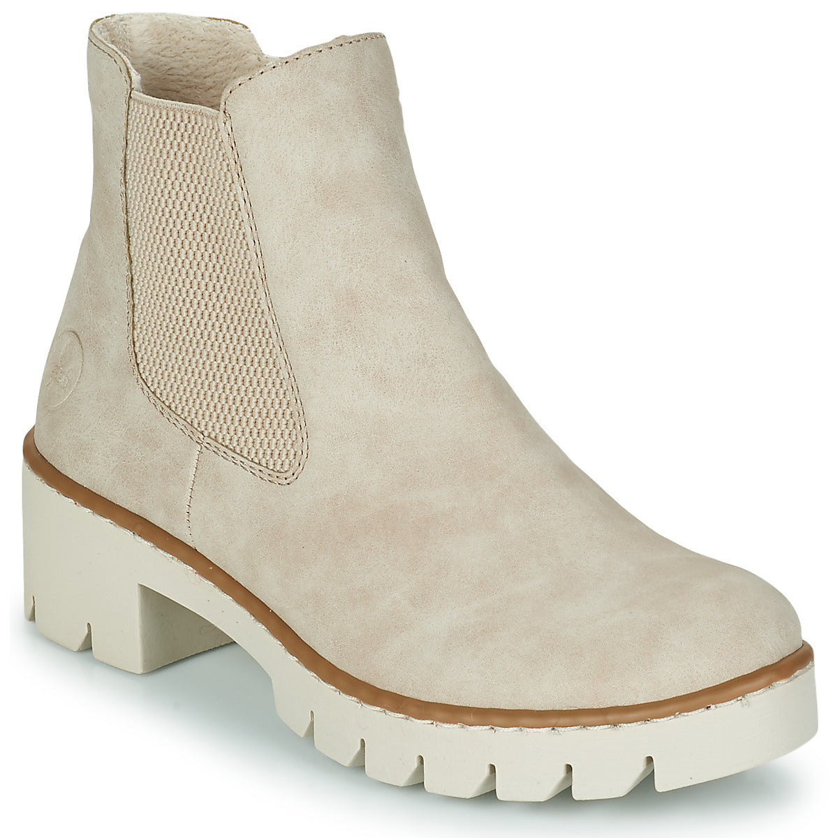 Stivaletti Donna Rieker  SCIVA  Beige