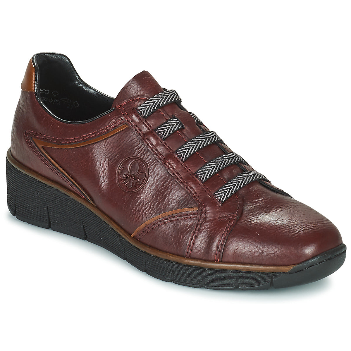Sneakers basse Donna Rieker 53756-35 Bordeaux