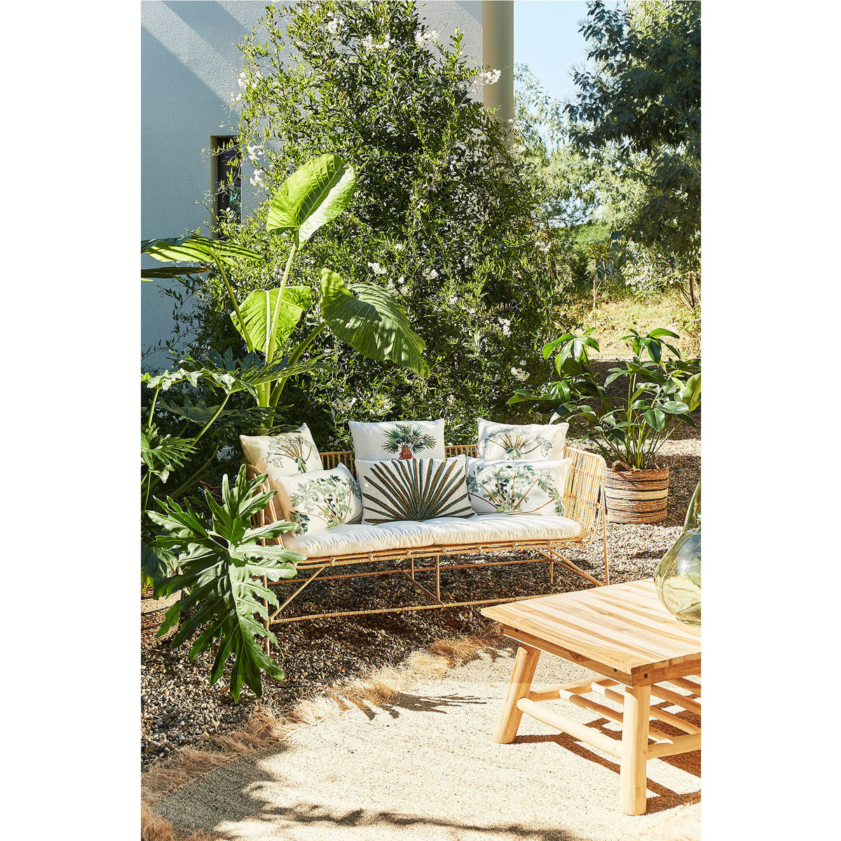 Fodere per cuscini Côté Table PAPAYE Verde