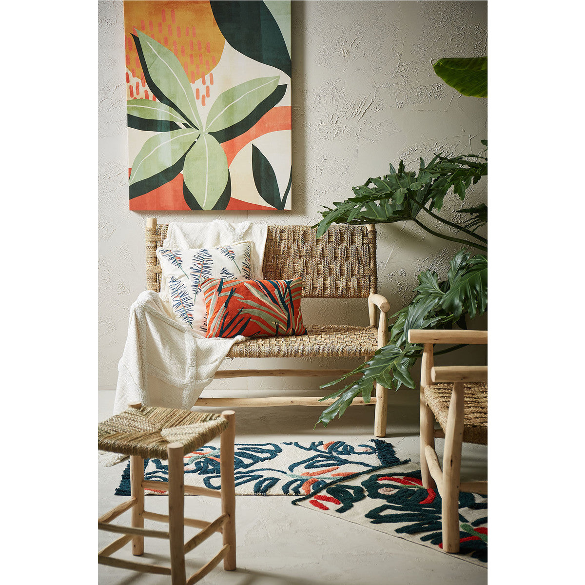 Fodere per cuscini Sema TROPIC’ART Bianco