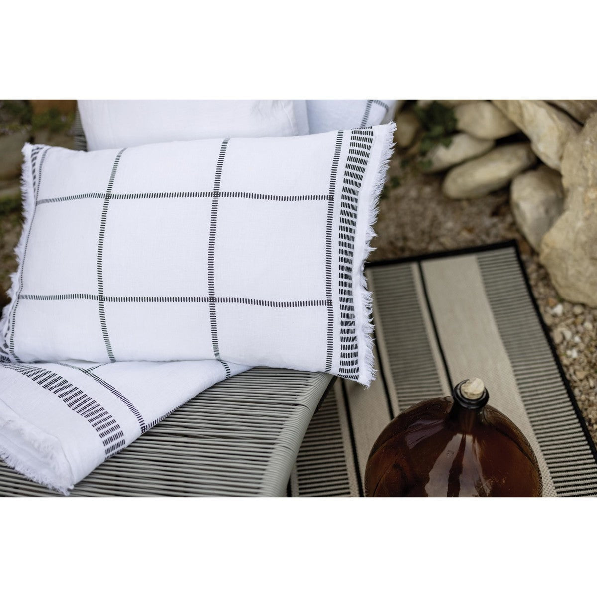 Fodere per cuscini Vivaraise ZEFF DIANA Bianco