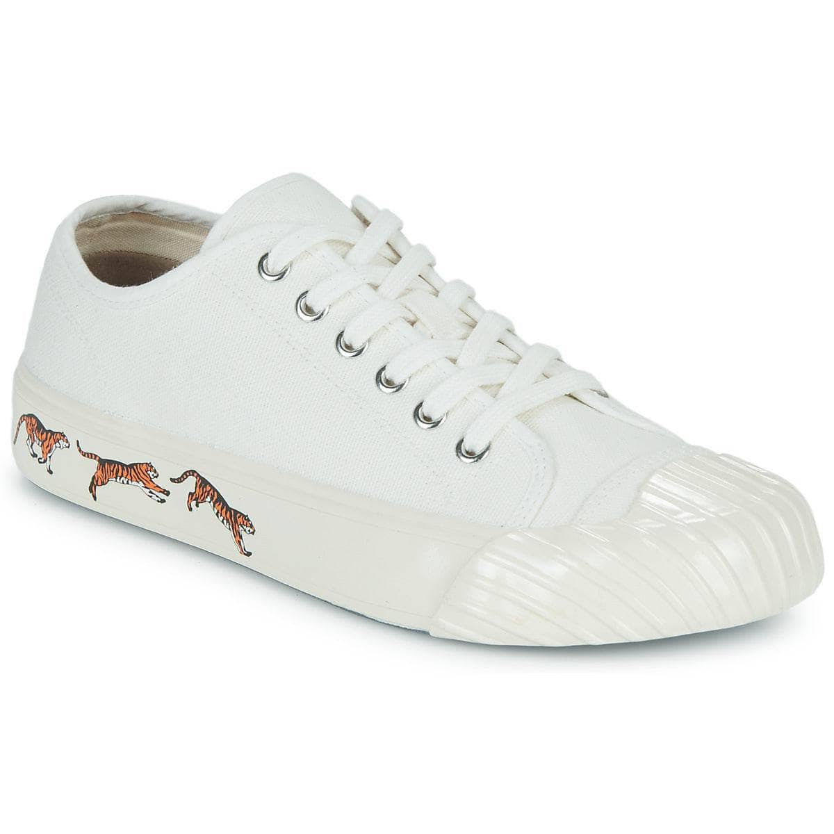 Sneakers basse Donna Kenzo KENZOSCHOOL LOW TOP SNEAKERS Bianco