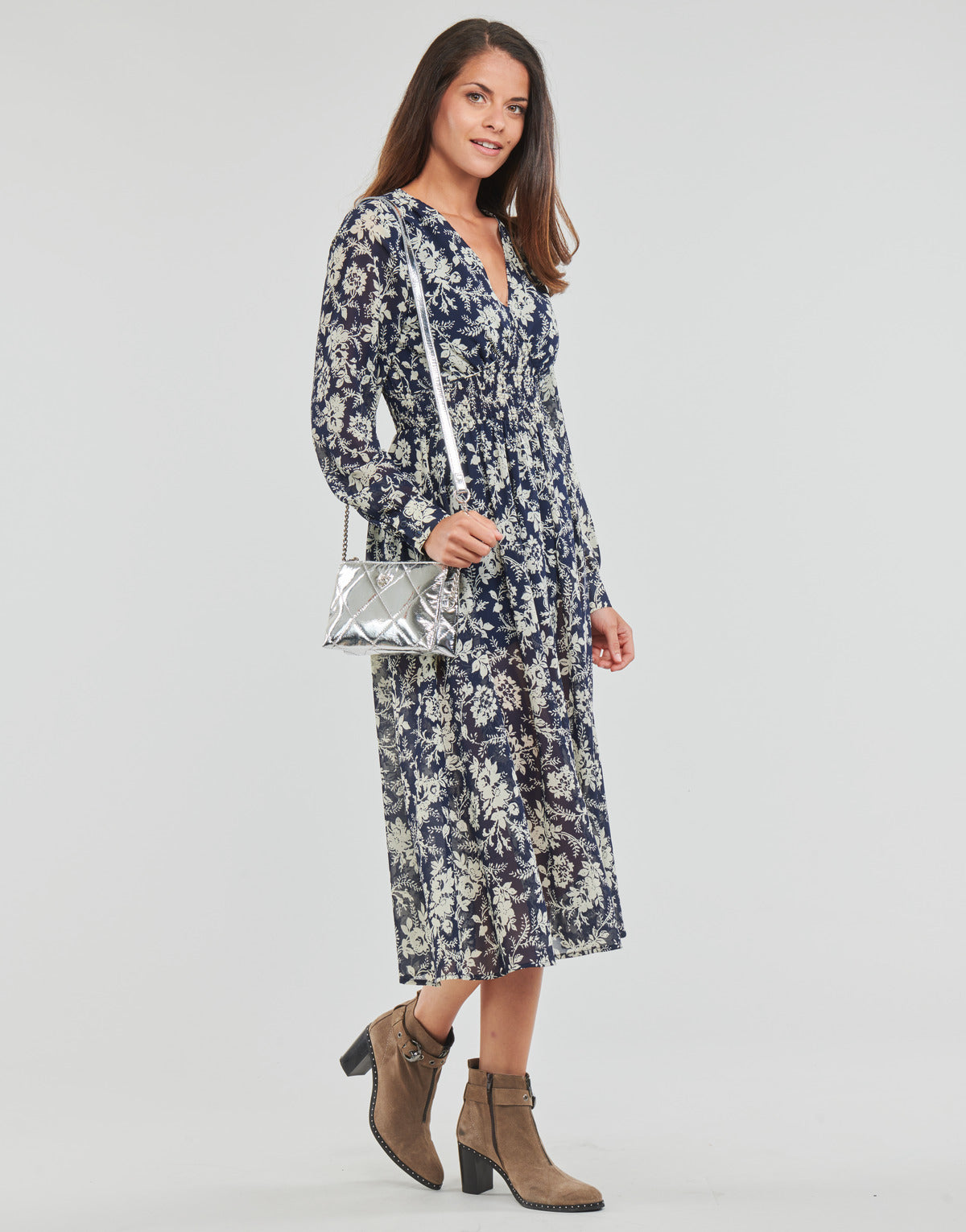 Abito lungo Donna Les Petites Bombes CANDY Marine