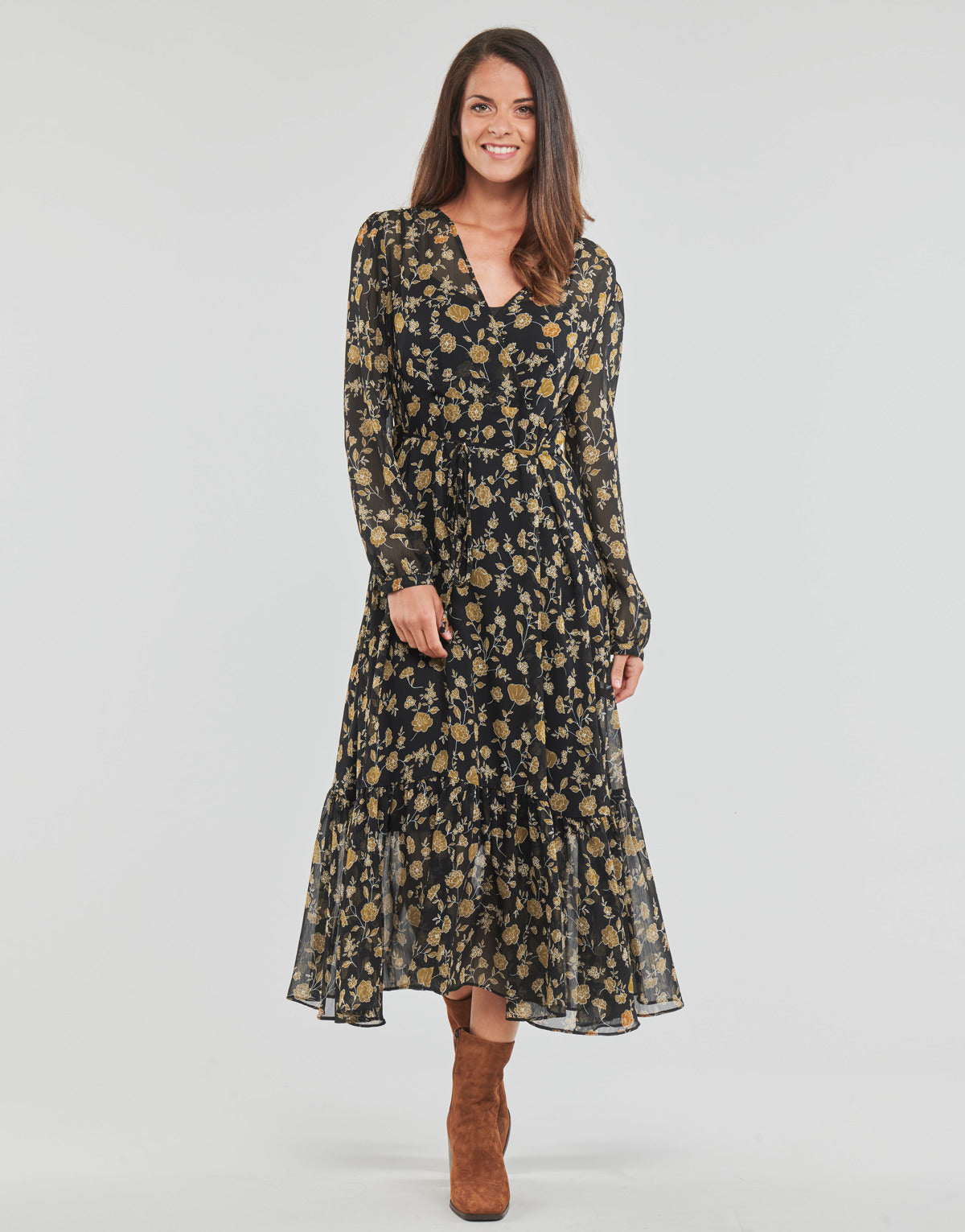 Abito lungo Donna Les Petites Bombes ERLEA Nero