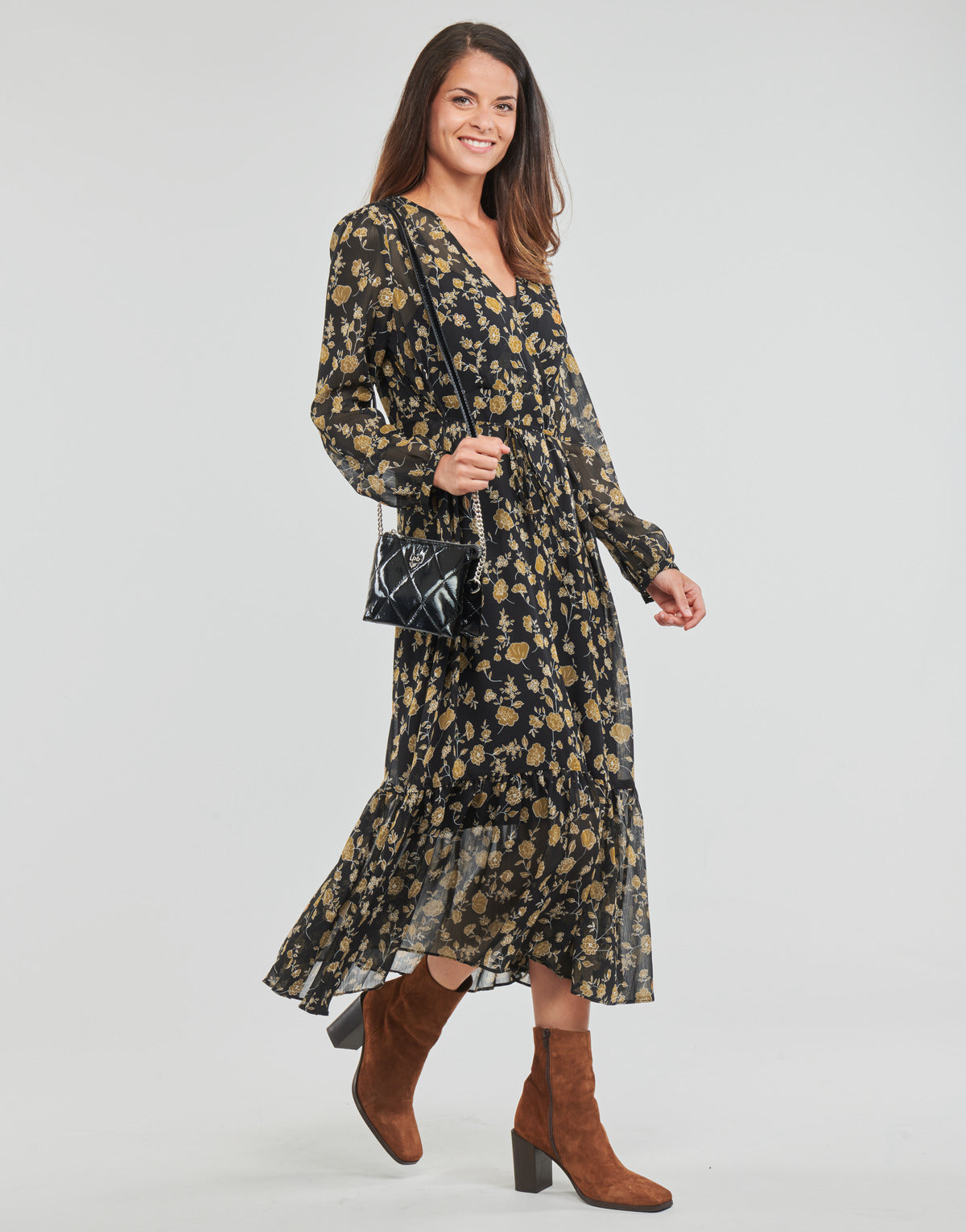 Abito lungo Donna Les Petites Bombes ERLEA Nero