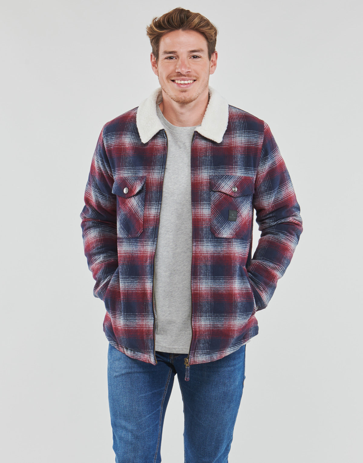 Giubbotto Uomo Rip Curl  FLANNO JACKET  Multicolore