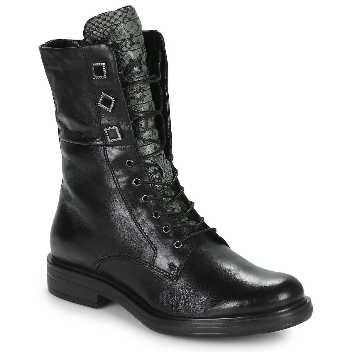 Stivaletti Donna Mjus CAFE METAL Nero